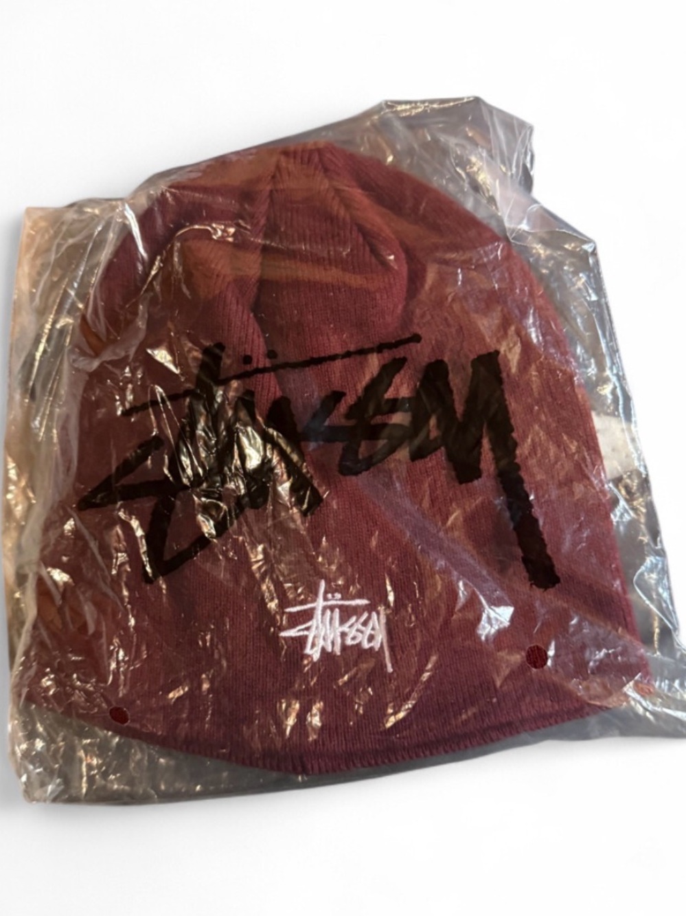 Stüssy Maroon Beanie